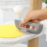 Nouvelle brosse dépilatoire en caoutchouc souple, grattoir à poils, dispositif d'aspiration et d'adhérence des poils, brosse anti-poils, coupe-boules de poils
