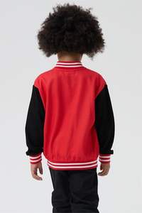 For Spider-Man Lightweight Button-Up Color Block <strong>Sweatshirt</strong> Jacket for 2-14 Years - Product Image 6