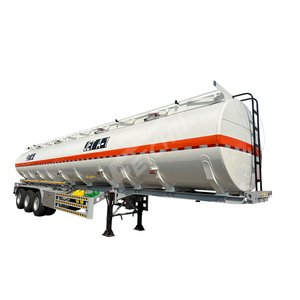 FEICHI Tri-Axle 42000 litros aleación de aluminio o acero al carbono cisterna combustible aceite <span class=keywords><strong>barco</strong></span> con boca de alcantarilla aceite cisterna buque remolque - Product Image 1