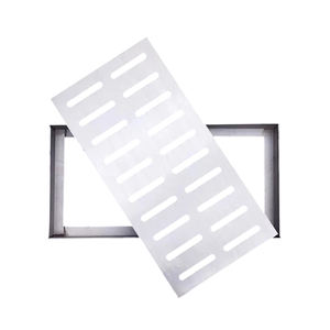 Couverture utilitaire pour trottoir Kylssep, acier inoxydable 304, <span class=keywords><strong>couvercle</strong></span> de <span class=keywords><strong>regard</strong></span> invisible carré, <span class=keywords><strong>couvercle</strong></span> de <span class=keywords><strong>regard</strong></span> carré pour <span class=keywords><strong>fosse</strong></span> <span class=keywords><strong>septique</strong></span> - Product Image 6