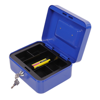 YOOBOX QX-1 Metall-Kleingeldkassette mit Schlüsselschloss für Kinder Münzaufbewahrung & Sparbox