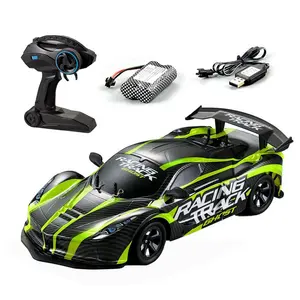 Jouet télécommandé 2.4G 1:10 grande taille voiture de course RC 4ch voiture à grande vitesse 25-30 KM/H