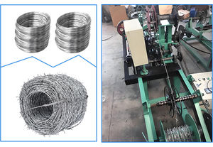 Hot Verkoop Automatische Prikkeldraad Productielijn Eenvoudig Te Bedienen Met Plc Kerncomponenten Direct Uit De Fabriek - Product Image 5