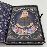 Impression de jeux de cartes personnalisés avec boîte, cartes de tarot à dorure à chaud, cartes de tarot personnalisées à dorure à chaud, sans MOQ, jeux de cartes de tarot imprimés en couleur pleine.