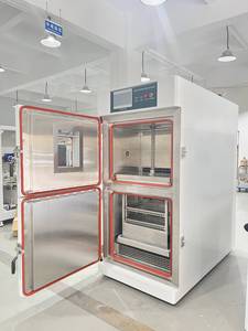 2 bölgeli termal şok odası | Pil bisiklet sıcaklık darbe test cihazı | Hızlı sıcaklık geçişi - Product Image 4