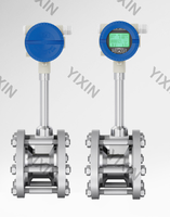 Flowmeter Vortex Akurasi Tinggi Tahan Suhu Tinggi untuk Pengukuran Aliran Uap, Udara Terkompresi, dan Gas, Anti Ledakan