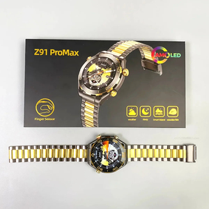 <span class=keywords><strong>Nuovo</strong></span> Z91 Pro Max AMOLED Smart Watch grande schermo gesto chiamata frequenza cardiaca uomini remoj inteligente 1.52 pollici schermo HD AI Voice - Product Image 2
