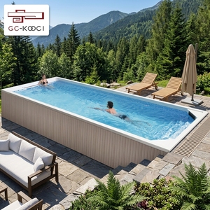 Piscina de Acrílico Grande para Exteriores, Sistema de Entrenamiento de Natación, Spa, Masajes, para Fiestas - Product Image 3