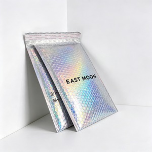 High Quality Shipping <b>Envelope</b> Bag 6x10 Waterproof Black Packing Bubble Bags Custom Bubble Mailer with Logo - Product Image 2