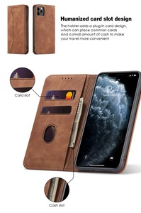For <strong>IPhone16</strong> Pro Max Flip Cell Phone Cover Magnetic Flip Cover PU Leather TPU Holder Mobile Phone Case - Product Image 2