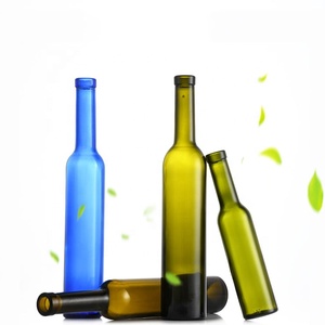 Gran oferta, 200ml, 375ml, 500ml, 750ml, ámbar transparente, <span class=keywords><strong>azul</strong></span>, verde, cuello largo, <span class=keywords><strong>botella</strong></span> de vino tinto con corcho de madera para vino, whisky, licor - Product Image 2