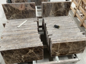 Grandes dalles de marbre brun sucre <span class=keywords><strong>glacé</strong></span> polies <span class=keywords><strong>prix</strong></span> des carreaux de mur et de sol - Product Image 6