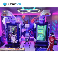 Simulador de Juegos de Realidad Virtual LEKE VR, Máquina de Realidad Virtual Todo en Uno, Plataforma de Realidad Virtual de Autoservicio