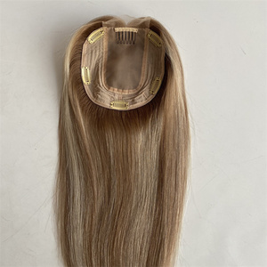 Adorno de encaje listo para enviar, encaje suizo de cabello humano con adorno de <span class=keywords><strong>pelo</strong></span> tejido para mujer, adorno de encaje alineado con cutícula virgen europea - Product Image 6