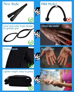 Wellshow สายคล้องคอ Sport <span class=keywords><strong>Tricep</strong></span>,เชือกดึงลงสำหรับโรงยิมที่บ้าน - Product Image 6