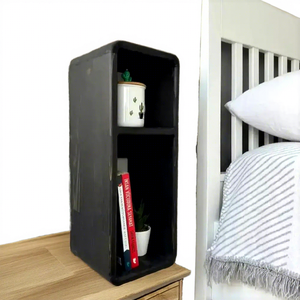 Mesita de Noche Flotante Moderna con 1-4 Cajones, Hecha a Mano, Ecológica, de Madera, para Dormitorio, Sala de Estar u Oficina en Casa - Product Image 1