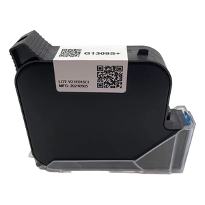 Yaomatec cartuccia di inchiostro industriale TIJ 25.4mm <span class=keywords><strong>cartucce</strong></span> di inchiostro bianco nero per stampante termica a getto d'inchiostro stampante portatile a getto d'inchiostro - Product Image 1
