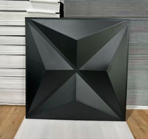 Panneau mural 3D géométrique en PVC à prix d'usine pour la décoration intérieure de chambre <span class=keywords><strong>et</strong></span> salle à manger, finition <span class=keywords><strong>blanc</strong></span> mat - Product Image 6