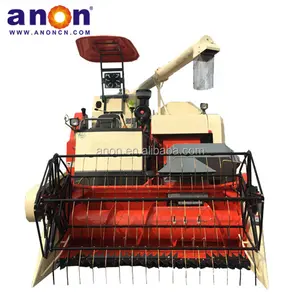 ANON cosechadora de arroz combinada cosechadora de arroz para arroz mini cosechadora de gran tamaño China