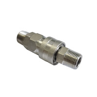 Connecteur rapide haute pression en acier inoxydable 3/8 de 304 pouces mâle BSPT