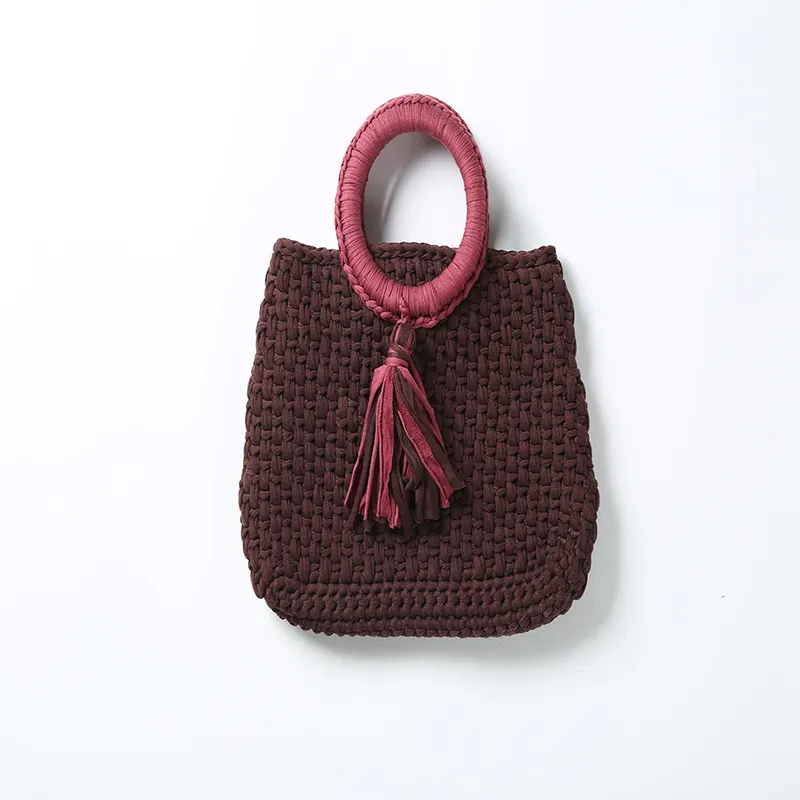 New Stylish All-hand-made Polyester Ladies Bag Fashion Women Bag Woolen