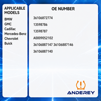 ANDEREY OE A0009052102 pour Mercedes-Benz Capteur de pression des pneus TPMS Pièces automobiles