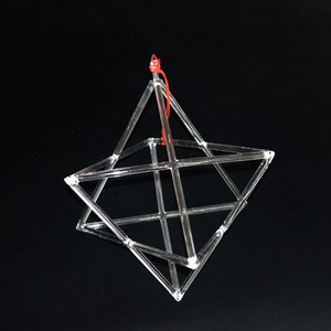 HF Klarer Bergkristall Singende Merkaba-Stern-<span class=keywords><strong>Pyramide</strong></span> Kristall-Singpyramide - Product Image 6