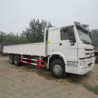 Truk Kargo Diesel Sinotruck Howo Bekas 6x4 RHD Heavy Duty 336hp dengan Kamera Belakang Dijual