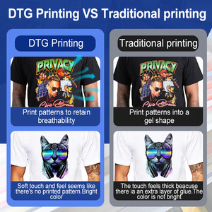 Bốn i3200 đầu in đôi-trạm DTG máy in 8 + 1 màu 98% hình ảnh màu sắc cao sinh sản t Áo sơ mi máy in - Product Image 3