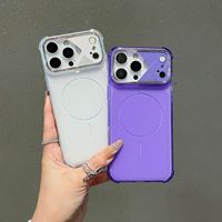 Nouvelle Coque de Téléphone Givrée pour iPhone 17 Pro Max 15 16 12 – Étui Antichoc à Quatre Coins Anti-Chute