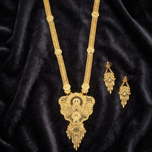 Wholesale 14K 18K 24K Gold Plated Long Necklaces, <b>Bridal</b> Long Jewelry Set, Traditional Design Jewelry Set, Fashion Necklaces Set - Product Image 6
