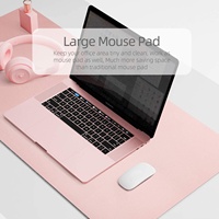 Tapis de protection en cuir PU, antidérapant, imperméable, pour bureau et ordinateur portable