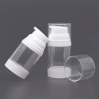 Bouteille à vide grande capacité en stock, transparente, avec pompe, pour lotion, crème pour le visage, nettoyant facial, pour cosmétiques, bouteille de lotion corporelle