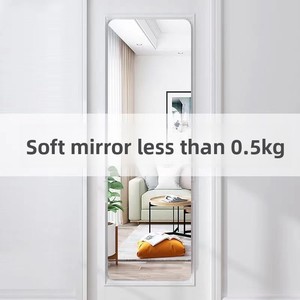 <span class=keywords><strong>Miroir</strong></span> de corps entier rectangulaire JIAYI haute définition en PS souple de 2 mm d'épaisseur, épaisseur personnalisable, moderne et décoratif - Product Image 2