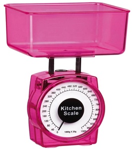 पोर्टेबल छोटे 500 ग्राम आसान उपयोग संतुलन रसोई वजन वाले एब्स प्लास्टिक टिकाऊ यांत्रिक वजन वाले खाद्य पैमाने को मापने वाले एब्स - Product Image 1