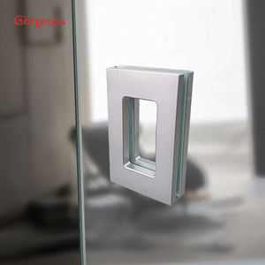 Maniglia Quadrata Autoadesiva per Porta Scorrevole in Vetro per Doccia Accessori per Porte Ferramenta in Alluminio - Product Image 3