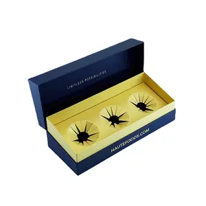 Boîte cadeau en carton personnalisée en papier miel noir miel, emballage de luxe à la mode