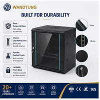 Armoire de serveur murale intérieure 19 pouces 6U/9U/12U en acier SPCC pour centre de données – En stock