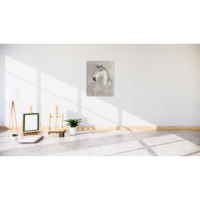 Peinture sur toile personnalisée pour décoration de salon faite à la main Art mural animaux zèbre photos d'hôtel peintes à la main vente en gros