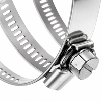 Collier de serrage articulé en acier inoxydable 304, durable et minimaliste, pour tuyaux d'eau, de cuisson, de hotte et de lavage