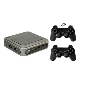 复古视频游戏机4k HD TV游戏播放器Emuelec 4.1 & Android 7.1无线有线控制器gambox for PS1 PSP noceo