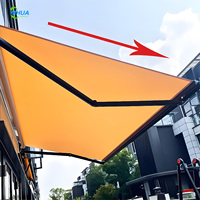 Auvent motorisé intelligent de luxe, pergola rétractable, toit en aluminium, protection solaire extérieure pour terrasse