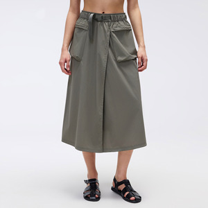 Falda Cargo de Moda Urbana para <span class=keywords><strong>Mujer</strong></span>, con Cinturón y Bolsillos, <span class=keywords><strong>Impermeable</strong></span>, para Ocio al Aire Libre, Estilo Y2K, para <span class=keywords><strong>Tenis</strong></span>, Uso Diario - Product Image 3