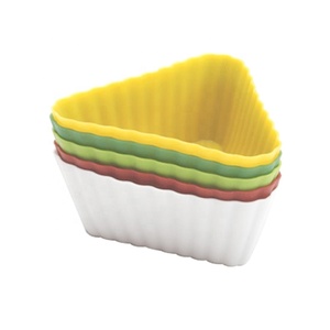Taza de molde de tarta de huevo de silicona de grado alimenticio reutilizable para hacer tartas de huevo - Product Image 5