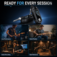 Système de guitare sans fil rechargeable, émetteur-récepteur sans fil pour guitare, prend en charge plusieurs canaux pour instruments de musique électriques
