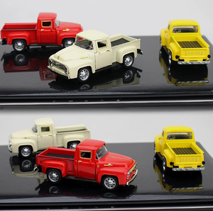Camionnette miniature Luckykoo Scale Kids en alliage, jouet à tirer en arrière, haute simulation, véhicules en métal moulé sous pression, modèle de <span class=keywords><strong>voiture</strong></span> miniature - Product Image 3