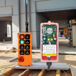 F21-E1BE 6-Nút Dừng Khẩn Cấp Tốc Độ Duy Nhất Không Dây Công Nghiệp Đài Phát Thanh Điều Khiển Từ Xa 433 Mhz Tần Số Cần Cẩu Điều Khiển Từ Xa - Product Image 4