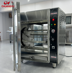 CHUANGYU Acero inoxidable inteligente Cnc Puerta de doble cara Gran capacidad Comercial 7s Aire caliente <span class=keywords><strong>Horno</strong></span> inteligente para asar pollos - Product Image 1