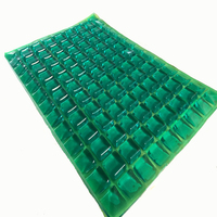 Housse de coussin de siège en gel de polyuréthane bleu extra épais Coussins et oreillers lombaires de refroidissement à froid Oreiller en gel de refroidissement confortable