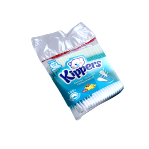 Coton-tiges 200 pièces, doux, hygiéniques, pour le nettoyage des oreilles, avec tige en plastique, double embout, multi-usages - Product Image 1